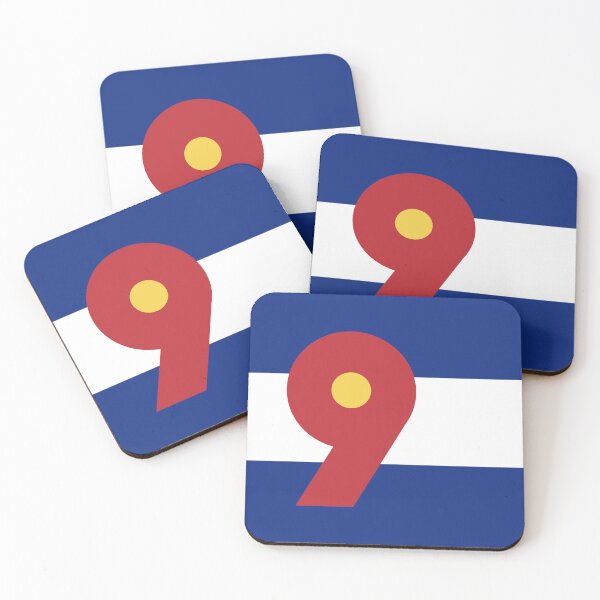 Item preview, Colorado Flag - Number 9 (Nine) designed and sold by FlagFontCO.