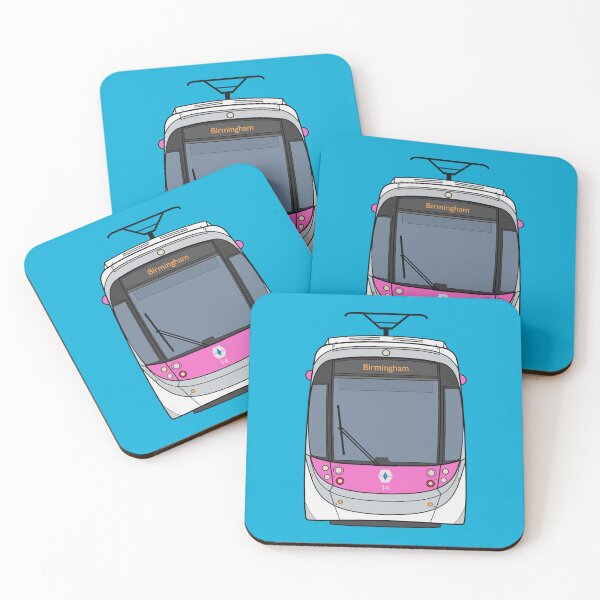 Item preview, Birmingham Tram (Pink) designed and sold by CarefulCharlie.