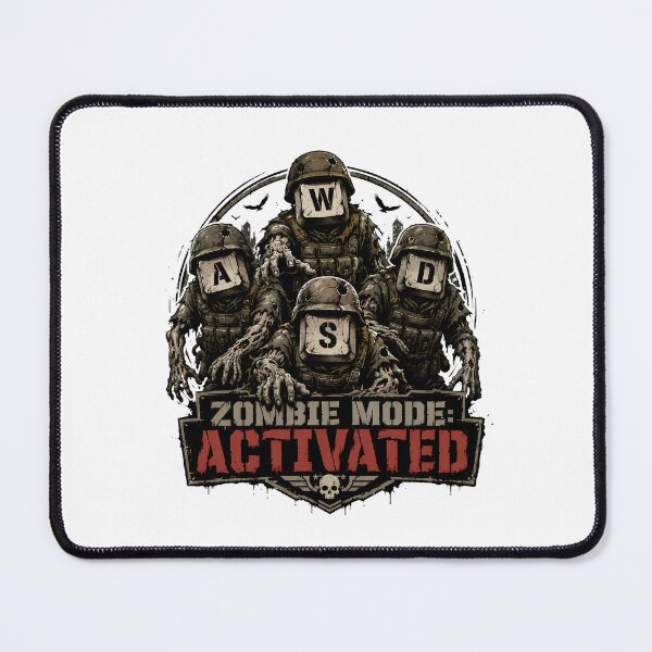 Item preview, WASD Zombie Mode Activated PC Gamer designed and sold by chattsuede.