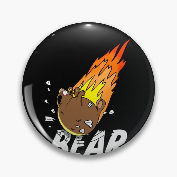 Item preview, Meteor Bear Apocalypse Cartoon Poster Design Today Graphic designed and sold by JohnCarmichael.