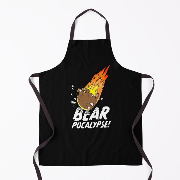 Item preview, Meteor Bear Apocalypse Cartoon Poster Design Today Graphic designed and sold by JohnCarmichael.