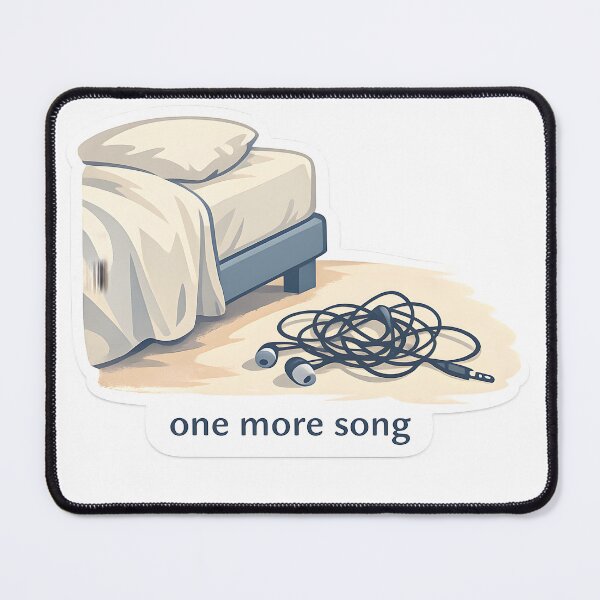 Item preview, One More Song Indie Bedroom Design designed and sold by Naviora.