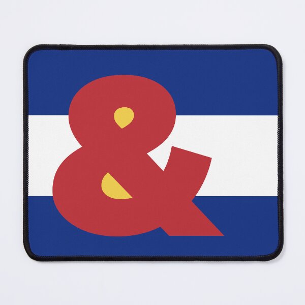 Item preview, Colorado Flag - & (Ampersand) designed and sold by FlagFontCO.