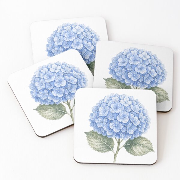 Item preview, Blue Hydrangea Flower | Coastal Cape Cod Botanical | Beach House Floral Art designed and sold by The Salted Lime Cape Cod .
