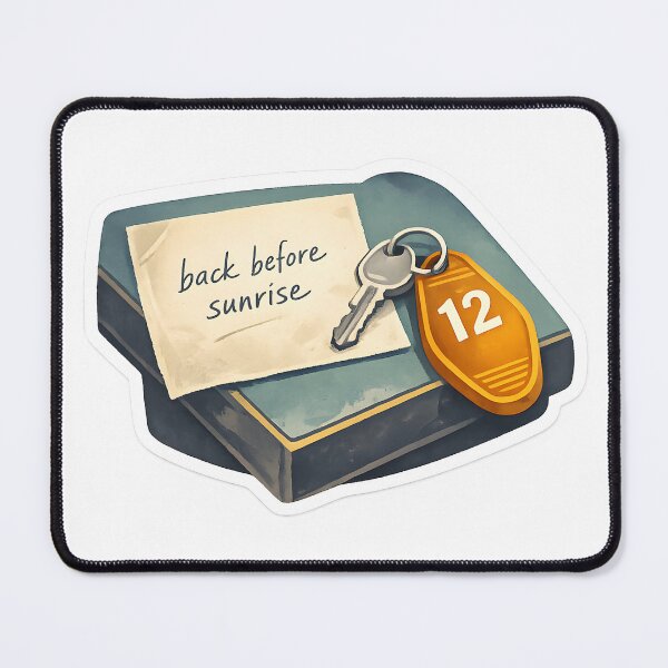 Item preview, Back Before Sunrise Motel Note Design designed and sold by Naviora.