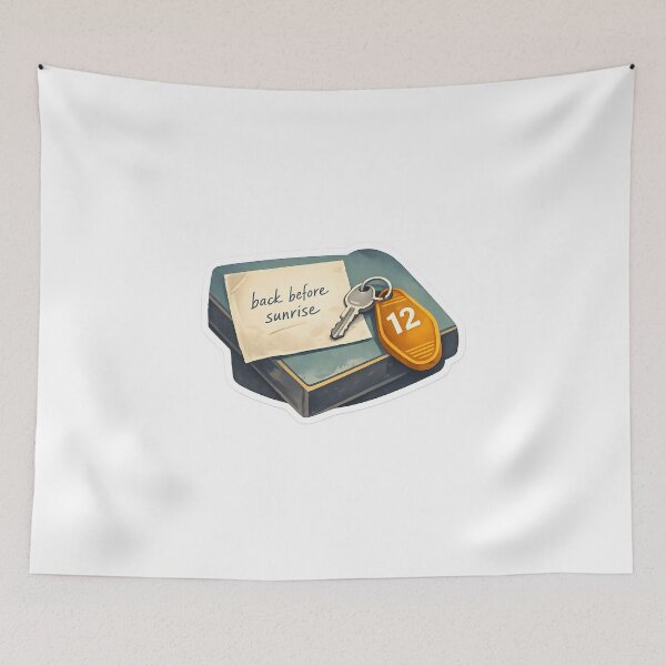 Item preview, Back Before Sunrise Motel Note Design designed and sold by Naviora.