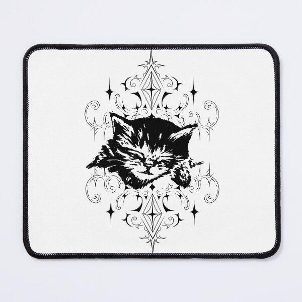 Item preview, Sleeping cat. Magical cyber art designed and sold by Tribalgothss.
