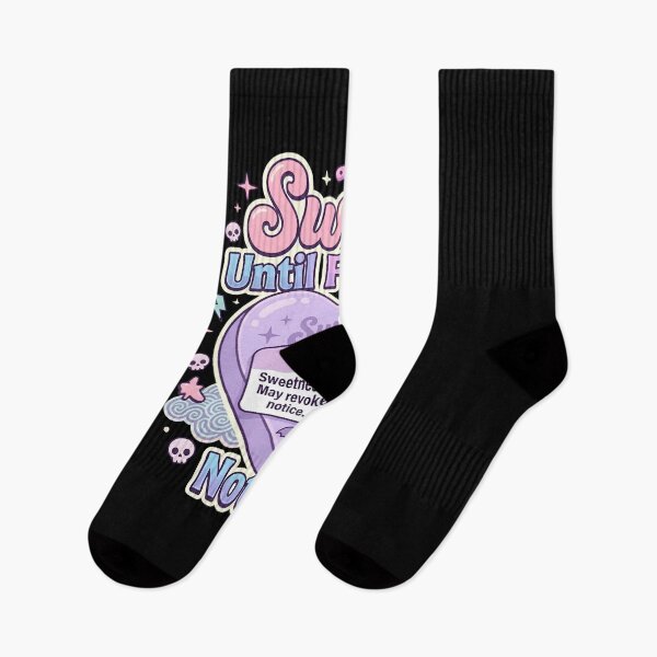 Item preview, Sweet Until Further Notice Funny Pastel Goth Warning designed and sold by Sitred123.