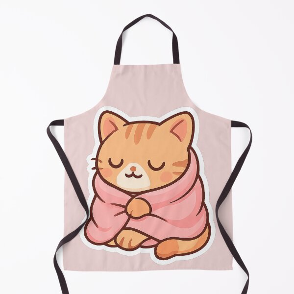 Item preview, Cute Sleepy Cat Sticker – Cozy Kawaii Nap Cat designed and sold by PixelPicsStudio.
