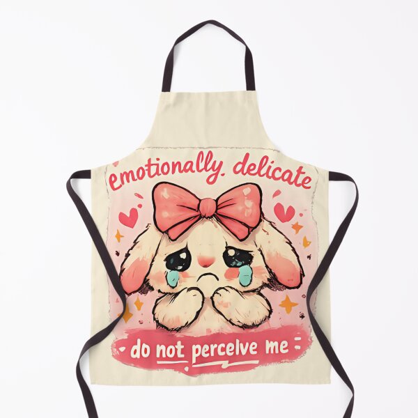 Item preview, Sad Bunny Coquette Sticker Cute Crying Bunny Pink Bow Aesthetic Emotionally Delicate Ugly Cute Bunny Meme designed and sold by VectorJoy.