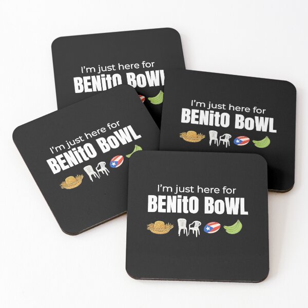 Item preview, I'm Just Here For Benito Bowl Puerto Rico designed and sold by Moonpaw-Whimsy.