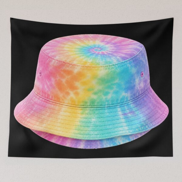 Item preview, Pastel Rainbow Tie-Dye Bucket Hat designed and sold by jgvisualarts.