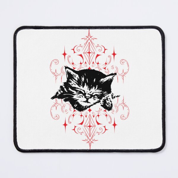 Item preview, Sleeping cat. Magical cyber art designed and sold by Tribalgothss.