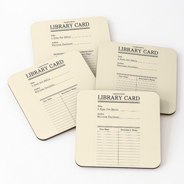 Item preview, The Venerable Library Card designed and sold by Rue Market.