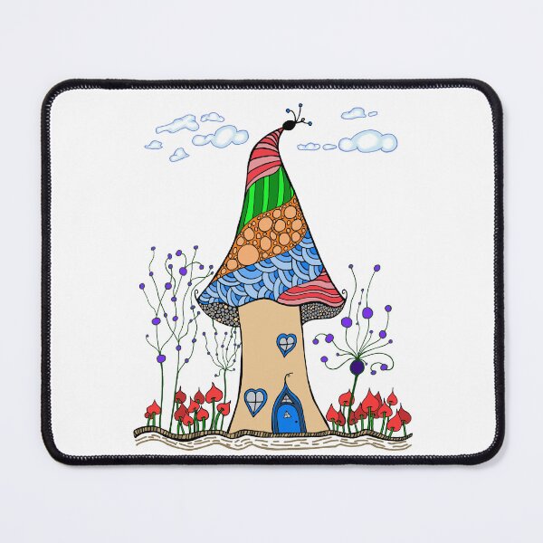 Item preview, Tall Mushroom House designed and sold by Artfull Wunders.