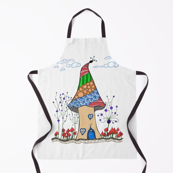 Item preview, Tall Mushroom House designed and sold by Artfull Wunders.