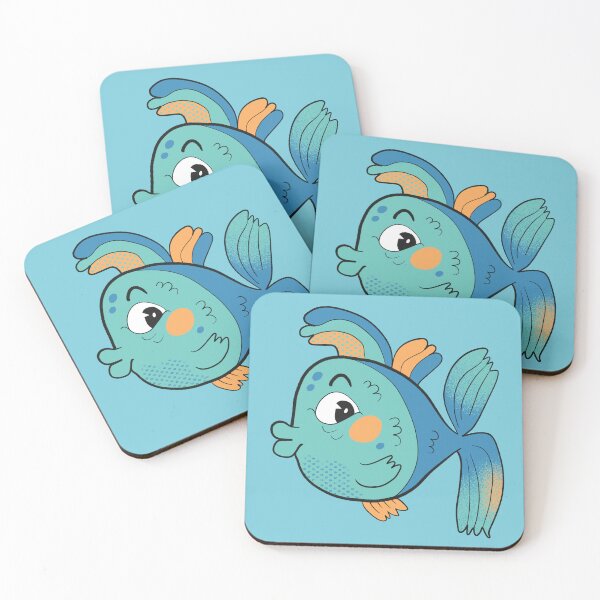 Item preview, Booker the Tropical Fish designed and sold by yellowflowerhut.