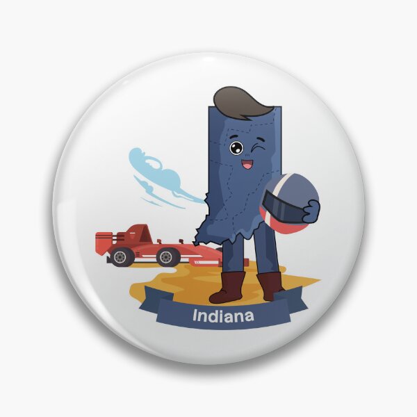Item preview, Indiana State Racing Car Lover Design designed and sold by Travel.Art.