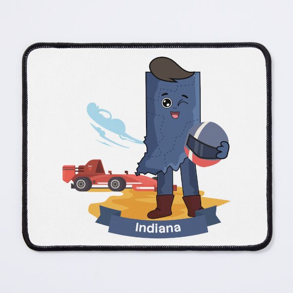 Item preview, Indiana State Racing Car Lover Design designed and sold by Travel.Art.
