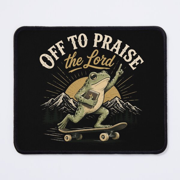 Item preview, Skateboarding Frog Praise Gift designed and sold by MinahanSee.