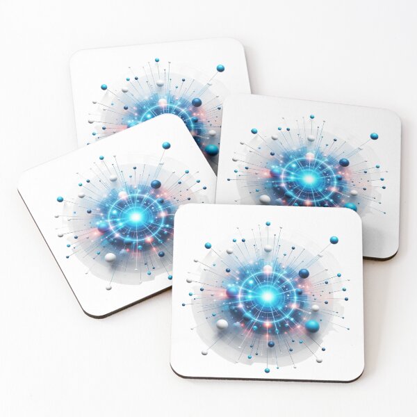 Item preview, Vintage retro-futuristic Cosmic Sci-fi Atoms Design designed and sold by CodellCreations.