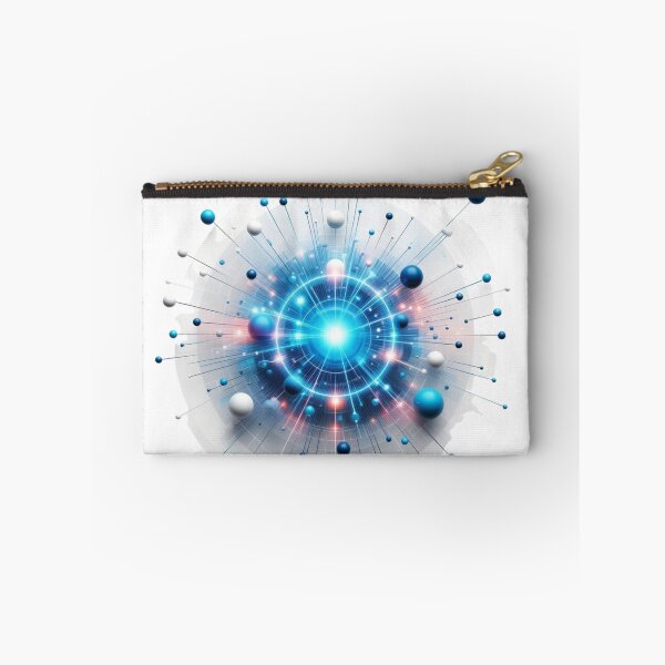 Item preview, Vintage retro-futuristic Cosmic Sci-fi Atoms Design designed and sold by CodellCreations.