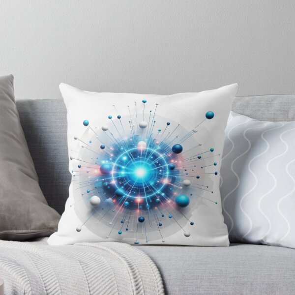 Item preview, Vintage retro-futuristic Cosmic Sci-fi Atoms Design designed and sold by CodellCreations.