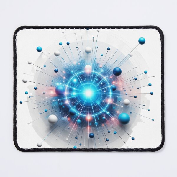 Item preview, Vintage retro-futuristic Cosmic Sci-fi Atoms Design designed and sold by CodellCreations.