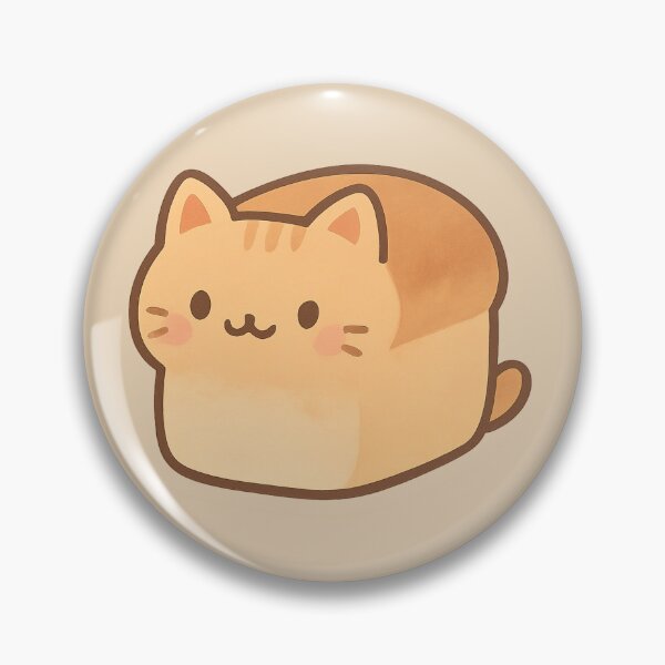 Item preview, Chubby Cat Sticker – Cute Loaf Cat Meme designed and sold by PixelPicsStudio.