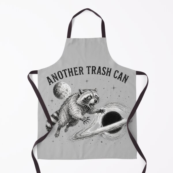 Item preview, Another Trash Can Feral Raccoon Black Hole Space designed and sold by bosamji.