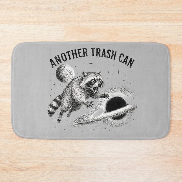 Item preview, Another Trash Can Feral Raccoon Black Hole Space designed and sold by bosamji.