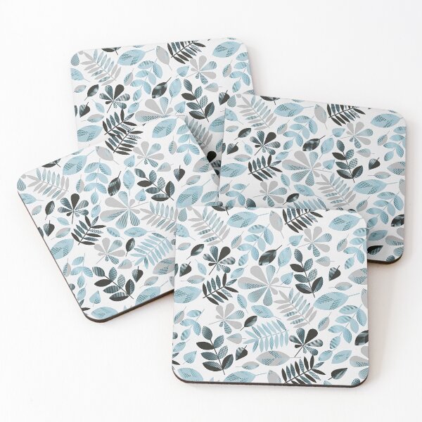 Item preview, Botanical Leaves Fabric, Boho Cotton Print Fabric, Neutral Tones Sewing Fabric designed and sold by 555Design.