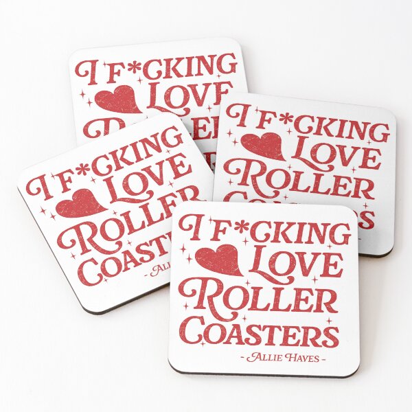 Item preview, Off Campus I Fcking Love Roller Coasters Allie And Dean Hockey Romance  designed and sold by MidzzSky.
