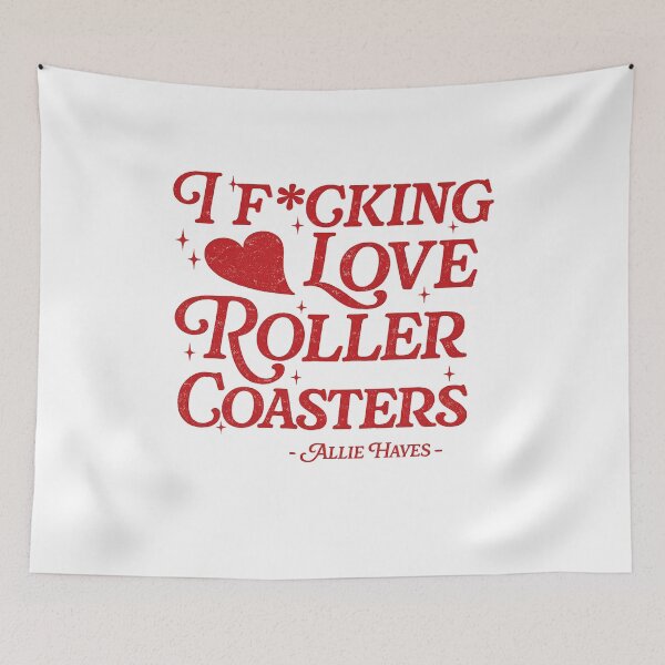 Item preview, Off Campus I Fcking Love Roller Coasters Allie And Dean Hockey Romance  designed and sold by MidzzSky.