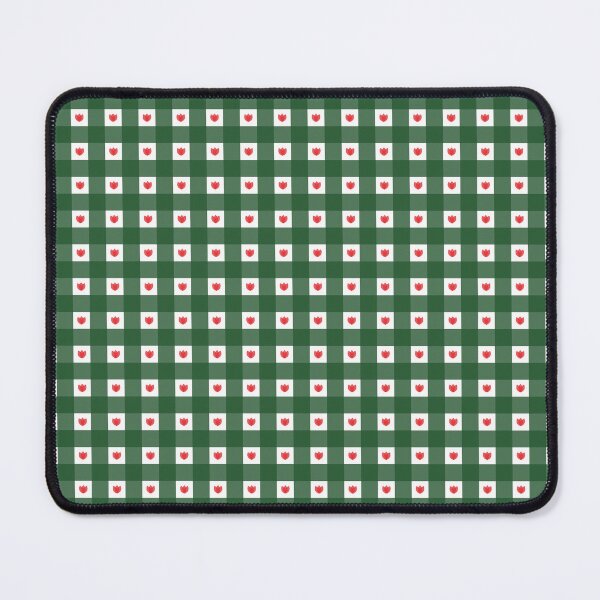 Item preview, Holy Green Flower Checkered Pattern Christmas designed and sold by Lailaynta.