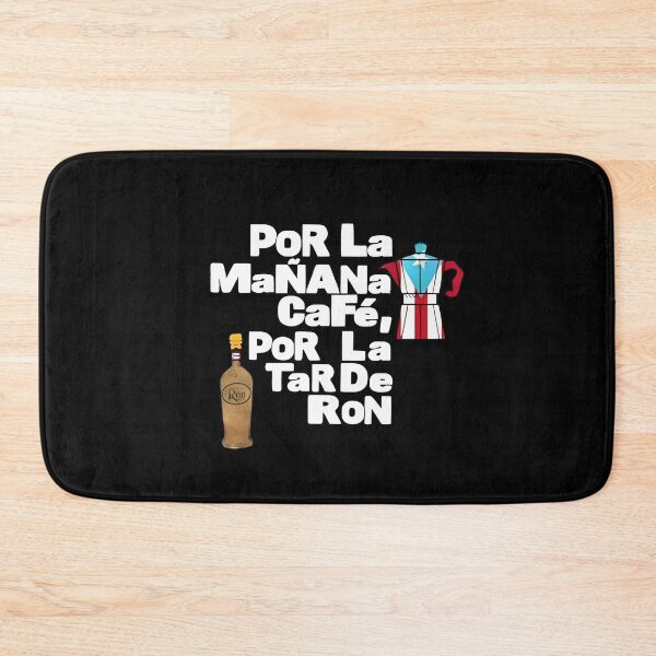 Item preview, Por La Manana Cafe Por La Tarde Ron Puerto Rico designed and sold by Moonpaw-Whimsy.