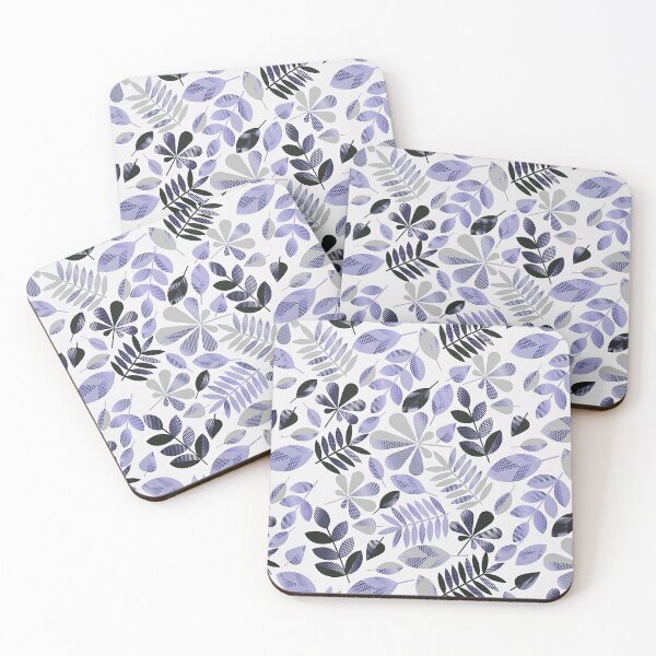Item preview,  Botanical Leaves Fabric, Boho Cotton Print Fabric, Neutral Tones Sewing Fabric designed and sold by 555Design.