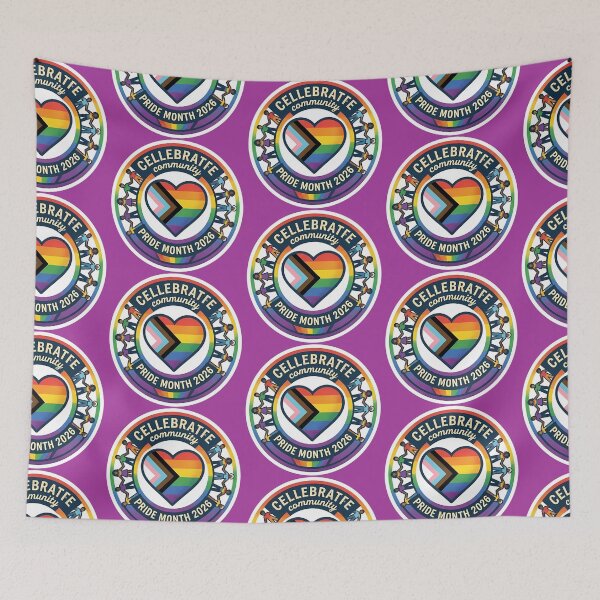 Item preview, Pride Month 2026 Love Is Love Inclusive Community Rainbow Graphic designed and sold by VectorJoy.