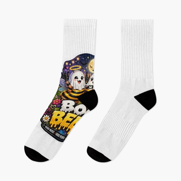 Item preview, boo bees celebrating Governors Ball Music Festival design stickers  designed and sold by Ulikedigital14.