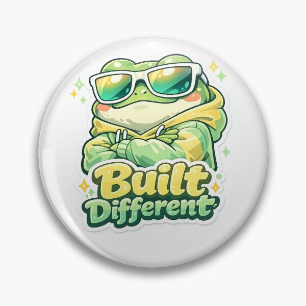 Item preview, Cool Frog Sticker Kawaii Gen Z Meme Aesthetic for Confident Personalities & Humor designed and sold by CutePrintCorner.