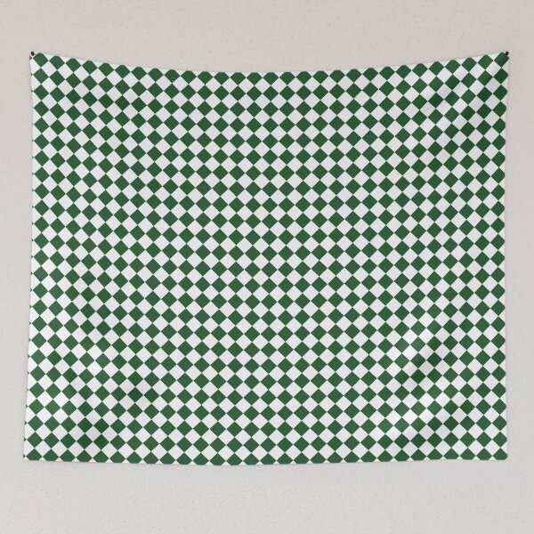 Item preview, Holy Green Diamond Checkered Pattern Christmas designed and sold by Lailaynta.