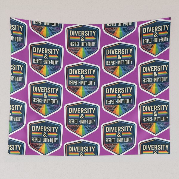 Item preview, Pride Month 2026 Love Is Love Inclusive Community Rainbow Graphic designed and sold by VectorJoy.
