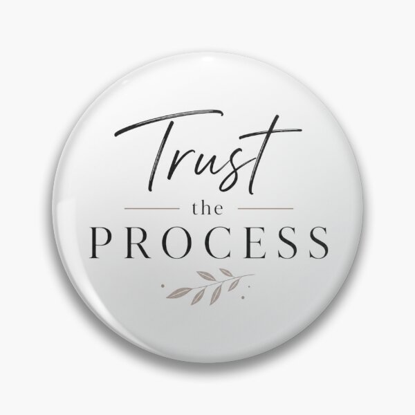 Item preview, Trust the Process | Motivational Minimalist Quote designed and sold by Irene Catchmind.
