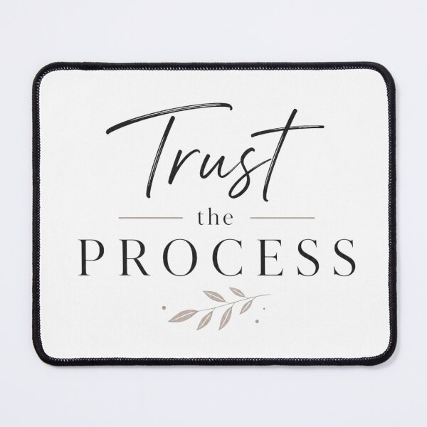 Item preview, Trust the Process | Motivational Minimalist Quote designed and sold by Irene Catchmind.
