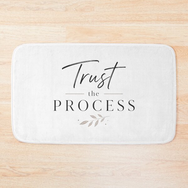 Item preview, Trust the Process | Motivational Minimalist Quote designed and sold by Irene Catchmind.