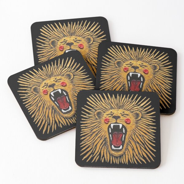 Item preview, Vintage Boho Lion Portrait Impasto Art Aesthetic designed and sold by EvrmoodCo.