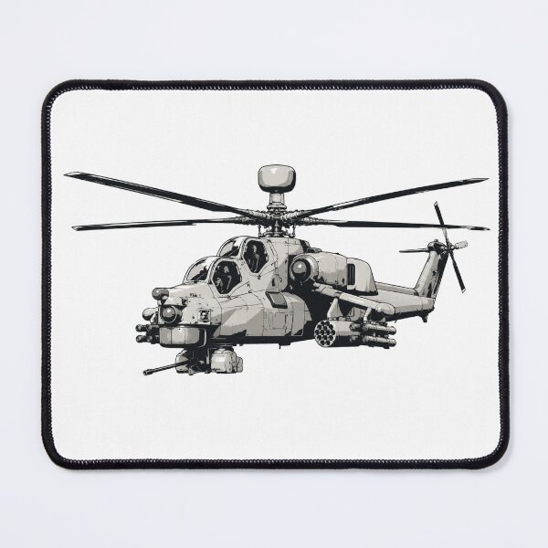 Item preview, Tactical Attack Helicopter Gunship Illustration Art designed and sold by Combat Skies.