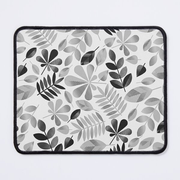 Item preview, Botanical Leaves Fabric, Boho Cotton Print Fabric, Neutral Tones Sewing Fabric designed and sold by 555Design.