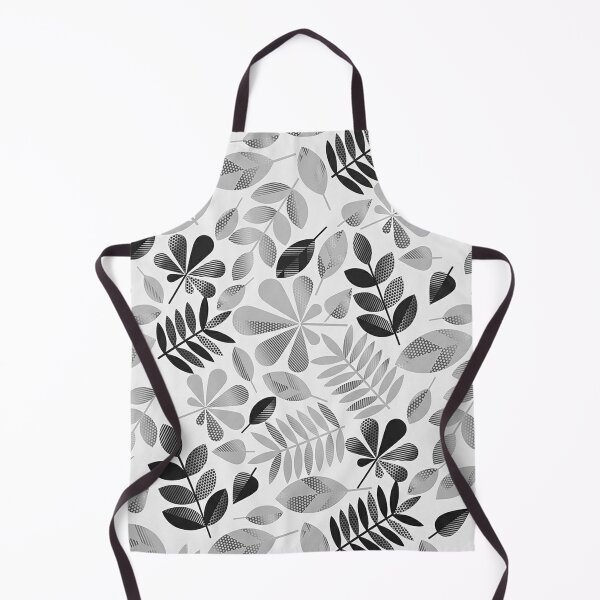 Artikelvorschau, Stoff mit botanischem Blättermuster, Baumwollstoff im Boho-Stil, Nähstoff in neutralen Tönen entworfen und verkauft von 555Design.