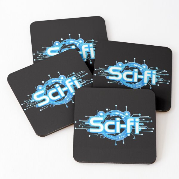 Item preview, Vintage retro-futuristic Sci-fi Design on deep space black. designed and sold by CodellCreations.
